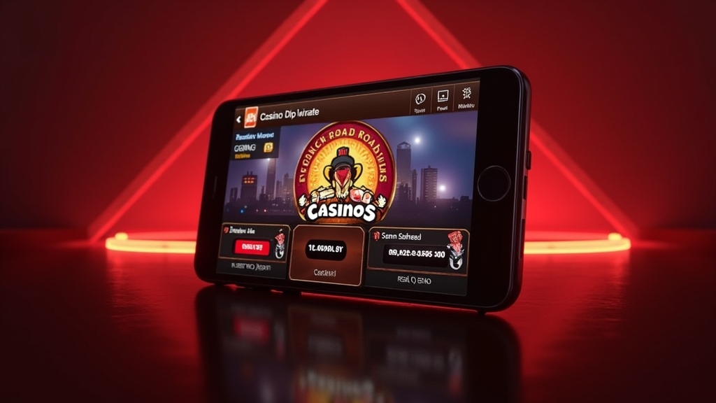 Smartphone displaying Chicken Road inside a casino app environment