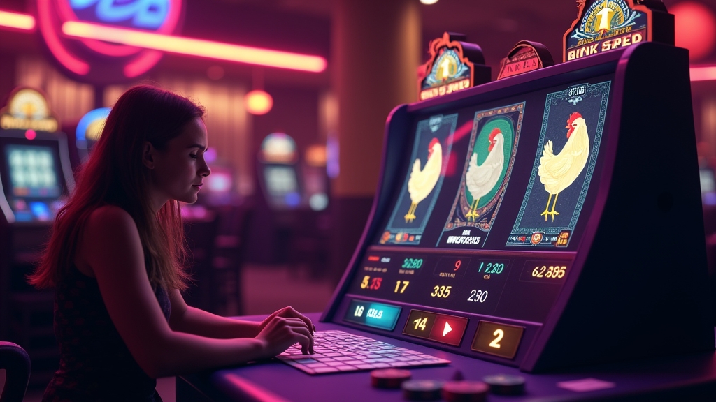Bonus balance and betting chips used to extend play in a Chicken Road session